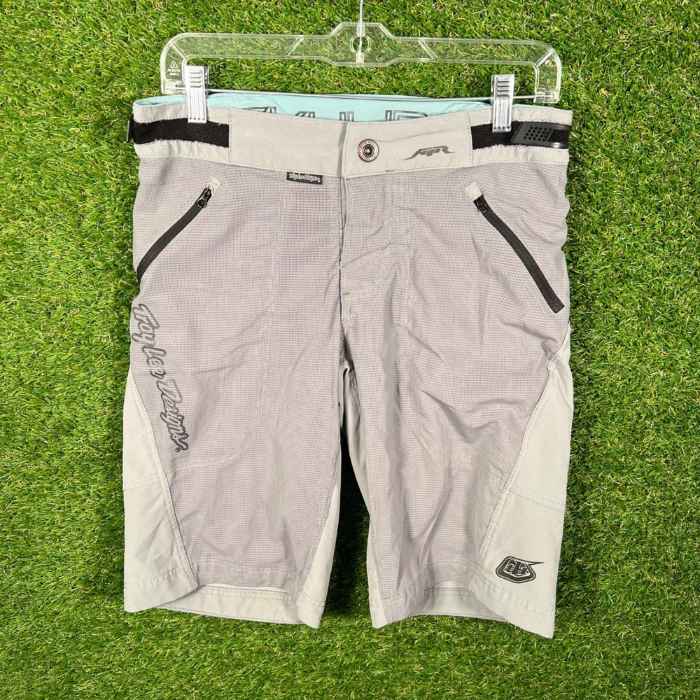 Troy Lee Designs Mountain Bike Shorts Gray Black‎ Size 30 Mens